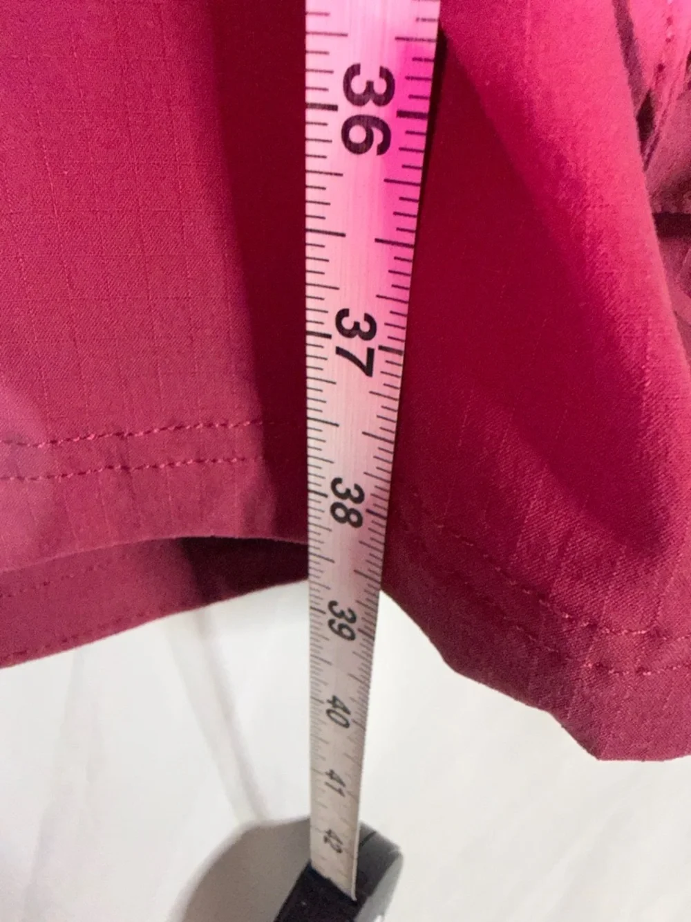 Duluth Trading Co Wine heirloom gardening Short Overalls - Picture 12 of 15